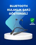 Boyun Askılı Kablosuz Bluetooth Kulaklık – Aktif Gürültü Önleme, LCD Ekranlı-1