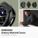 Galaxy Watch 8 Classic (46mm) ile Uyumlu Kılıf Liquid Air Matte Black - ACS09841-3