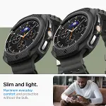 Galaxy Watch 8 Classic (46mm) ile Uyumlu Kılıf Liquid Air Matte Black - ACS09841-7