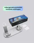 iPhone, Apple Watch ve AirPods ile Uyumlu 4'ü 1 Arada Şarj Ünitesi – Tüm Apple Cihazları Tek Noktada-2