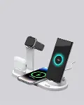 iPhone, Apple Watch ve AirPods ile Uyumlu 4'ü 1 Arada Şarj Ünitesi – Tüm Apple Cihazları Tek Noktada-3