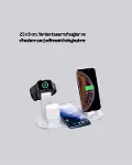 iPhone, Apple Watch ve AirPods ile Uyumlu 4'ü 1 Arada Şarj Ünitesi – Tüm Apple Cihazları Tek Noktada-5