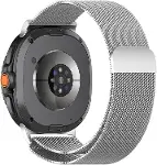 Samsung Galaxy Watch 9 / Watch 8 (40mm/44mm) ve Watch 8 Classic (46mm) Uyumlu Premium Paslanmaz Çeli-3