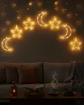 Büyük Ay Yıldız Ramazan Led Işık Dekoratif Işıklı Süs-1