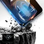 Poco X8 Pro ile Uyumlu 3D Anti-Statik 9H Temperli Ekran Camı-5
