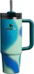 Quencher H2.0 FlowState Pipetli Termos Bardak 0.89 Litre - Coastal Teal | Paslanmaz Çelik-1