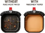 Airfryer Pişirme Kağıdı, Fritöz Yağlı Kağıdı, Yanmaz Kağıt 50 Adet (Kare)-3