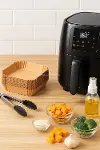 Airfryer Pişirme Kağıdı, Fritöz Yağlı Kağıdı, Yanmaz Kağıt 50 Adet (Kare)-7