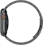 Watch 46mm 45mm 44mm 42mm 49mm Uyumlu Kordon Stal Baklalı Çelik Kordon Rahatsız Etmeyen Apple Watch-6