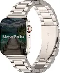 Watch 46mm 45mm 44mm 42mm 49mm Uyumlu Kordon Stal Baklalı Çelik Kordon Rahatsız Etmeyen Apple Watch-1
