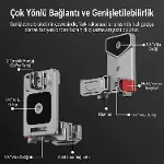 DJI Osmo Pocket 3/4 ile Uyumlu Manyetik Genişletme Çerçevesi EXP-5
