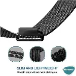 Xiaomi Redmi Watch 5 Active Milanese Loop Kordon (Xiaomi Redmi Watch 5 Active ile Uyumlu Kordon, Akı-6
