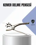 Kemer Delme Pensesi Çok Amaçlı 6 Farklı Delik Boyu Ayarlı Deri Delme Aleti-1