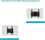 BS2232 BS-2232 Tv Sabit Askı Aparatı, Siyah-6