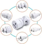 Seyahat Universal Çevirici 3in1 Priz Adaptörü Kompakt Tasarım 150 Ülke ile Uyumlu 250V 13A Orta Doğu-2
