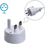 Seyahat Universal Çevirici 3in1 Priz Adaptörü Kompakt Tasarım 150 Ülke ile Uyumlu 250V 13A Orta Doğu-4