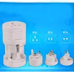 Seyahat Universal Çevirici 3in1 Priz Adaptörü Kompakt Tasarım 150 Ülke ile Uyumlu 250V 13A Orta Doğu-6