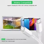 Kyrotech USB C Kablosu Esnek USB C - USB C Şarj Kablosu PD 3.0 iPhone 15 Pro Max Galaxy S23 S22 S21-2