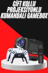 Retro Video Oyunu Konsolu Android Tv El Oyun Konsolu WIFI Taşınabilir Projeksiyon Cihazı-2