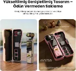 DJI Osmo Pocket 3/4 ile Uyumlu Sert Koruyucu Taşıma Çantası Long-3
