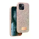 Onegif  İphone 14 Bright Simli Kapak - Pembe-1