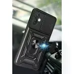 İnfinix Hot 30 4g Kılıf Pars Lens Yüzüklü Silikon - Yeşil-4