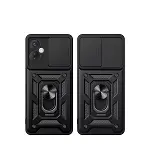 İnfinix Hot 30 5g Kılıf Pars Lens Yüzüklü Silikon - Gümüş-3