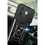 İnfinix Zero 30 4g Kılıf Pars Lens Yüzüklü Silikon - Kırmızı-2