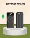 10000 mAh Kablosuz Powerbank – 15W Hızlı Şarj, Type-C Çoklu Çıkışlı-1