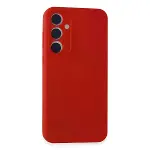 Samsung Galaxy A15 4g Kılıf First Silikon - Kırmızı-1