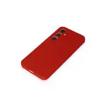 Samsung Galaxy A35 5g Kılıf First Silikon - Kırmızı-4