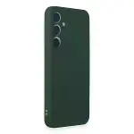 Samsung Galaxy A35 5g Kılıf First Silikon - Koyu Yeşil-1