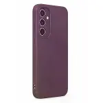 Samsung Galaxy A35 5g Kılıf First Silikon - Mürdüm-1