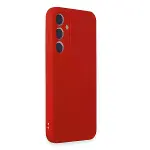 Samsung Galaxy A55 5g Kılıf First Silikon - Kırmızı-2