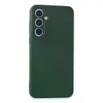 Samsung Galaxy A55 5g Kılıf First Silikon - Koyu Yeşil-1