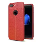 İphone 7 Plus Kılıf Auto Focus Kapak - Kırmızı-1