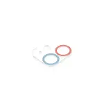 İphone 12 Renkli Kamera Lens Koruma Cam - Pembe-mavi-3