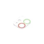 İphone 12 Mini Renkli Kamera Lens Koruma Cam - Yeşil-pembe-3