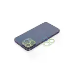 İphone 12 Pro Max Renkli Kamera Lens Koruma Cam - Yeşil-sarı-1