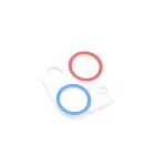 İphone 13 Renkli Kamera Lens Koruma Cam - Pembe-mavi-3