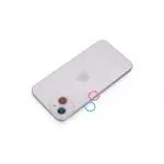 İphone 13 Renkli Kamera Lens Koruma Cam - Pembe-mavi-1