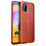 Samsung Galaxy A31 Kılıf Auto Focus Kapak - Kırmızı-1