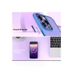 İphone 13 Pro Max Kılıf Power Silikon - Mor-4