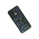 Realme C11 2021 Kılıf Pars Lens Yüzüklü Silikon - Lacivert-3