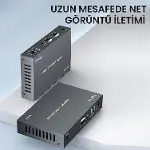 1080P Full HD 60Hz HDMI KVM IP Extender 200 Metre CAT5E/6 HDMI Menzil Genişletici Uzatıcı-2