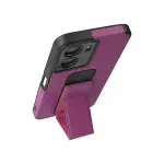 Vivo Y16 Kılıf Mega Standlı Silikon - Mor-4