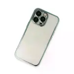 İphone 13 Pro Kılıf Razer Lensli Silikon - Yeşil-2