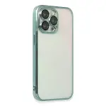İphone 13 Pro Kılıf Razer Lensli Silikon - Yeşil-3