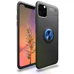İphone 11 Pro Kılıf Range Yüzüklü Silikon - Siyah-mavi-1