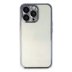 İphone 13 Pro Max Kılıf Razer Lensli Silikon - Mor-2